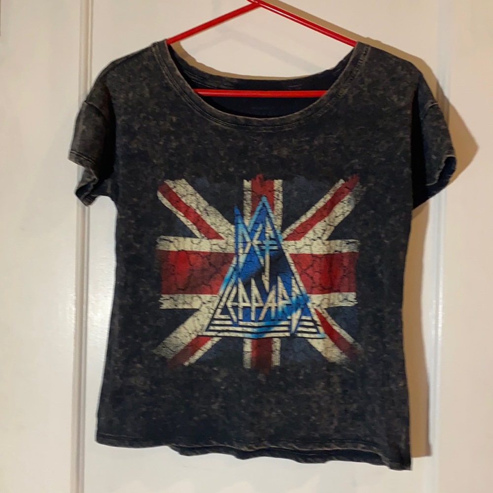 Def Leppard Cropped Top